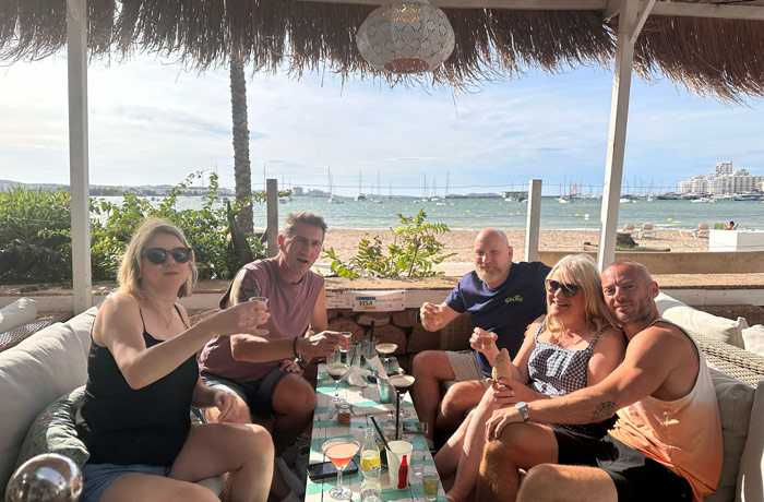 Beach bar Ibiza